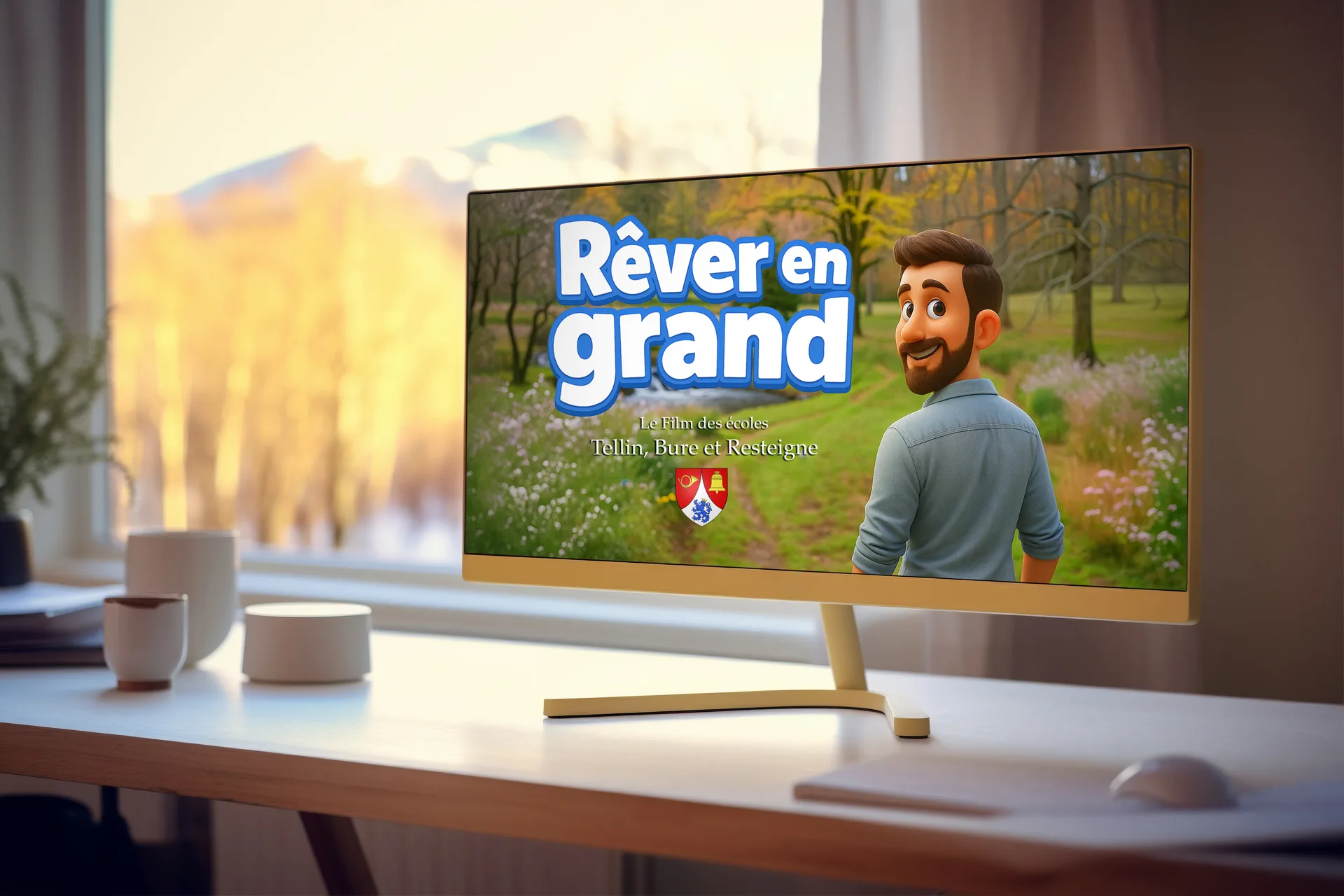 Film Rêver en grand réalisé pour les écoles communales de Tellin, Bure et Resteigne