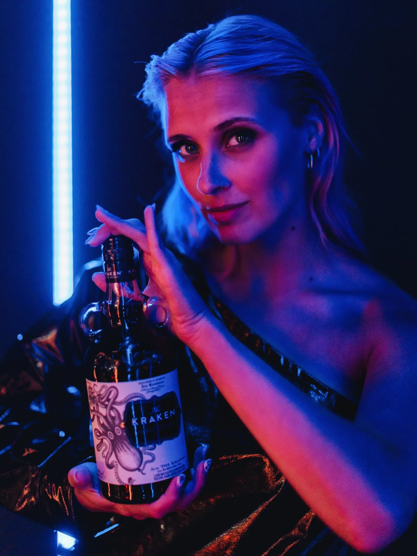 Bar The Creed Namur lors de l'événement Kraken — détail décor et lumières