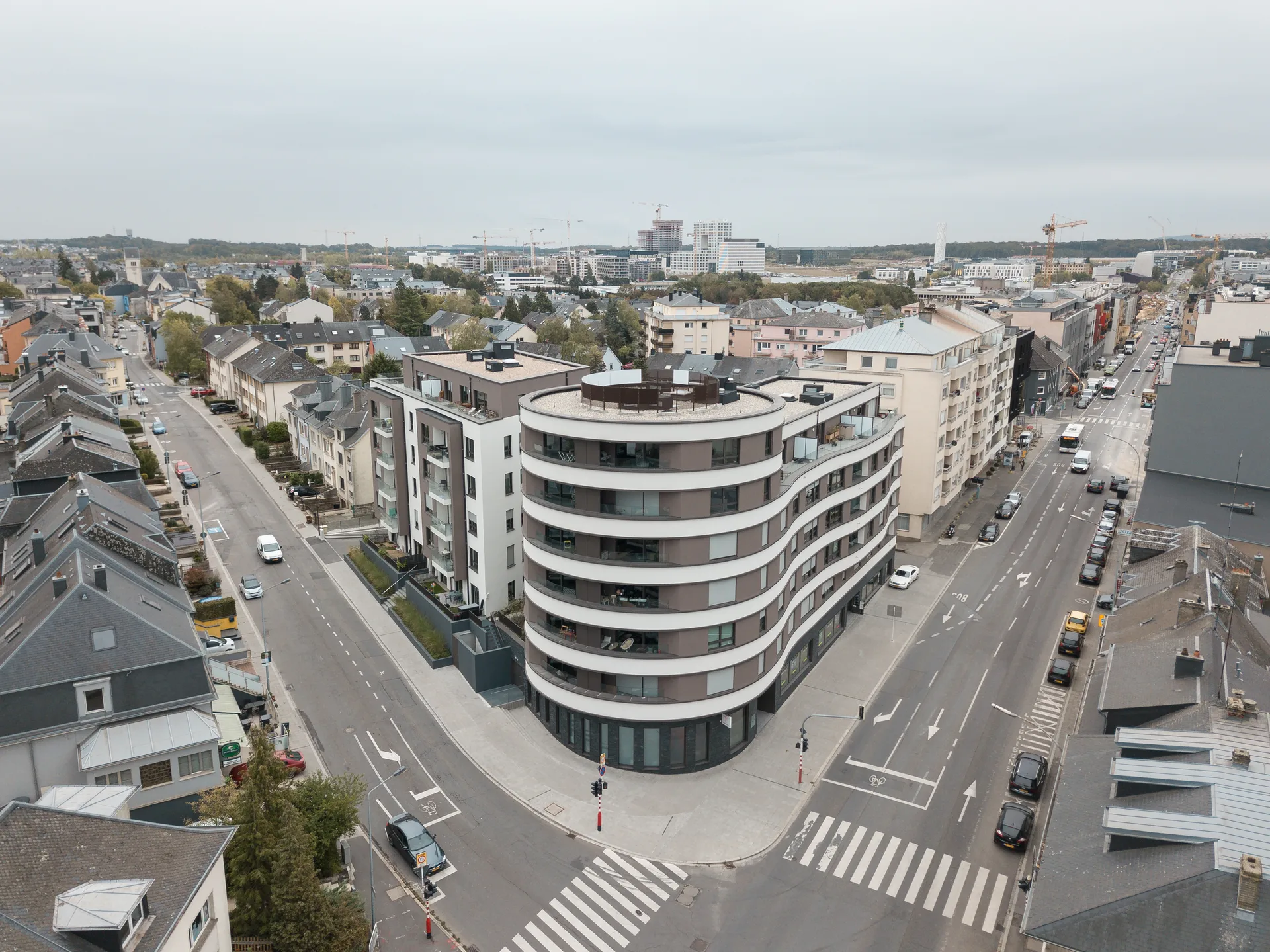 Reportage drone et technique pour la société Pierret au Luxembourg