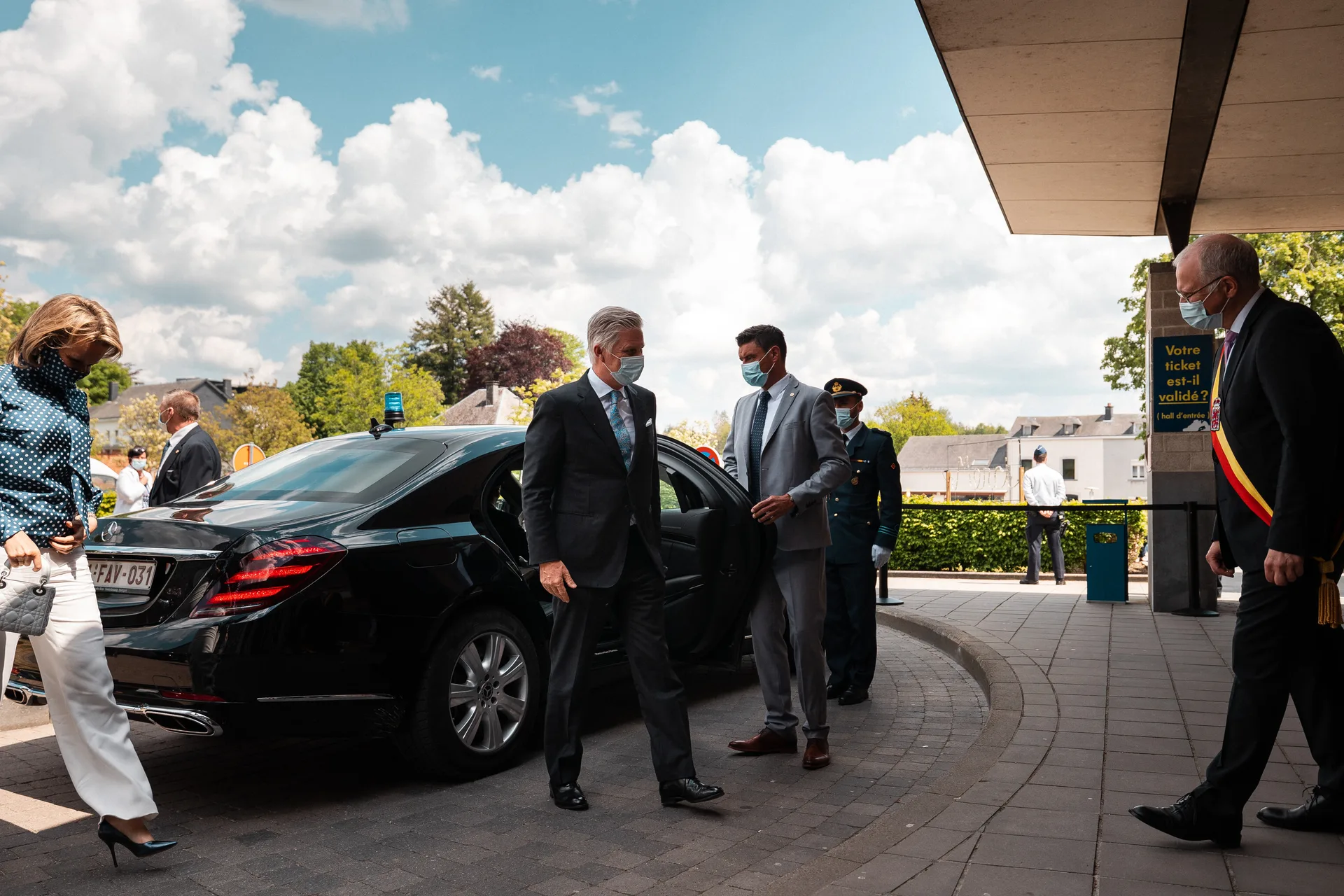 Visite royale à l'hôpital de Libramont — reportage photo officiel pour Vivalia, province de Luxembourg
